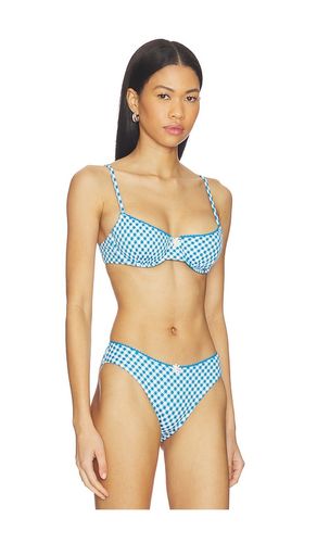 The Daphne Underwire Bikini Top in Blue. - size XS (also in S) - Solid & Striped - Modalova