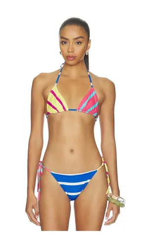 The Iris Reversible Bikini Top in Pink. - size M (also in XS) - Solid & Striped - Modalova
