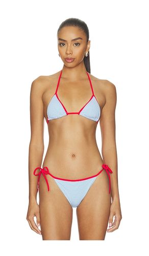 The Iris Bikini Top in Blue. - size XS (also in S, M) - Solid & Striped - Modalova