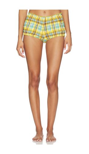 The Mimi Short in Yellow,Blue. - size M (also in XL, XS) - Solid & Striped - Modalova
