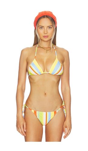 The Iris Bikini Top in Yellow,Blue. - size M (also in S, XS) - Solid & Striped - Modalova