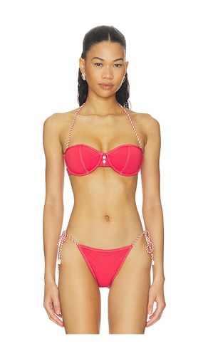 The Harlow Bikini Top in Red. - size L (also in M, XL, XS) - Solid & Striped - Modalova