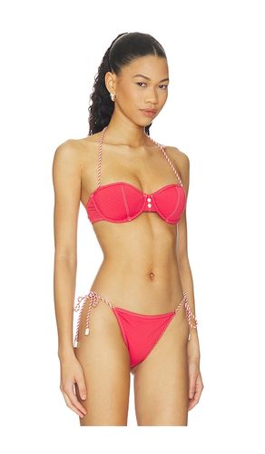 The Harlow Bikini Top in Red. - size L (also in M, S, XL, XS) - Solid & Striped - Modalova