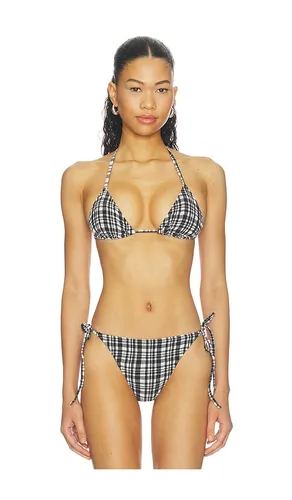 The Iris Bikini Top in Black. - size L (also in M, S, XS) - Solid & Striped - Modalova