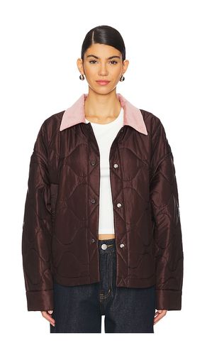 Niah Quilted Jacket in Brown. - size M (also in XS) - Shoreditch Ski Club - Modalova