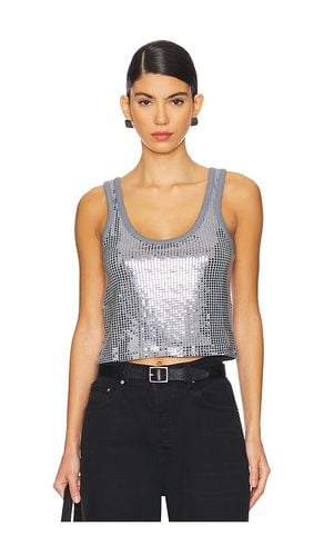 Disco Vest in Metallic Silver. - size L (also in M, XS) - Shoreditch Ski Club - Modalova