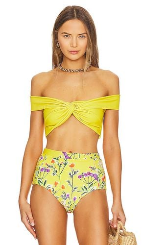 Gavi Bikini Top in Yellow. - size L (also in XXS) - SILVIA TCHERASSI - Modalova