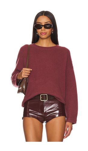 Alston Boyfriend Crewneck Sweater in Burgundy. - size L (also in M) - SABLYN - Modalova