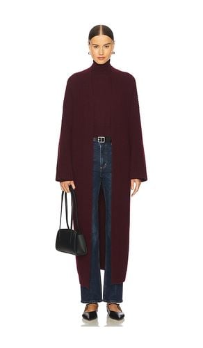 Cedar Cashmere Duster in Burgundy. - size L (also in M) - SABLYN - Modalova