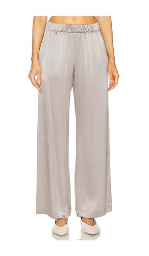 Brynn Silk Pant in Grey. - size M (also in S) - SABLYN - Modalova