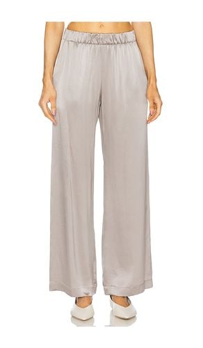 Brynn Silk Pant in Grey. - size M (also in S, XS) - SABLYN - Modalova