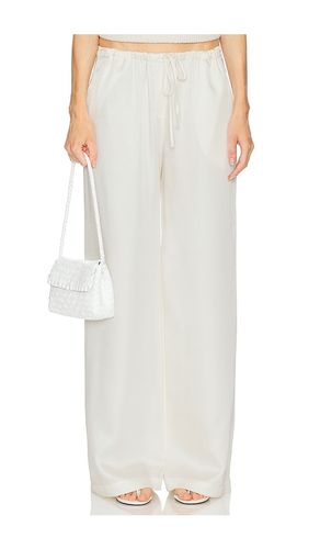 Gemma Straight Leg Pant in Cream. - size L (also in S) - SABLYN - Modalova