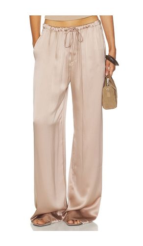 Silk Gemma Pull On Straight Leg Pant in . Size L. Also in S - SABLYN - Modalova
