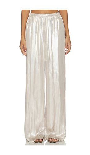 Lexi Lower Rise Relaxed Pull On Pant in Beige. - size L (also in M, S, XS) - SABLYN - Modalova