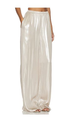 Lexi Lower Rise Relaxed Pull On Pant in Beige. - size L (also in M, S, XS) - SABLYN - Modalova