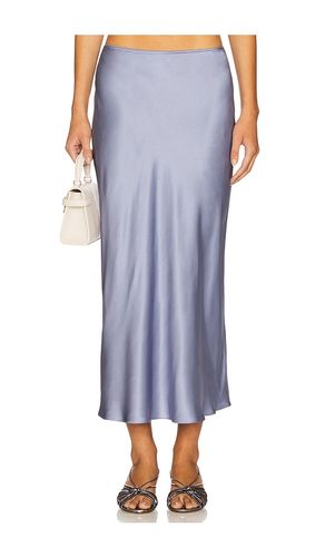 Miranda Bias Cut Skirt in Blue. - size L (also in M) - SABLYN - Modalova