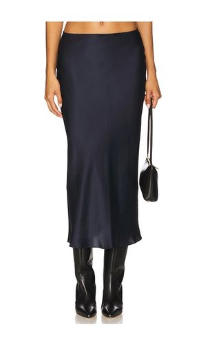 Miranda B Scallop Pull On Skirt in Navy. - size L (also in M, S, XS) - SABLYN - Modalova