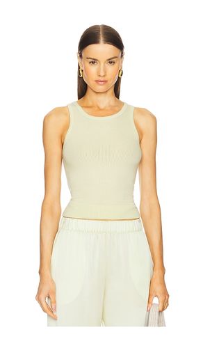 Jameela Racerback Tank Top in Yellow. - size L (also in M) - SABLYN - Modalova
