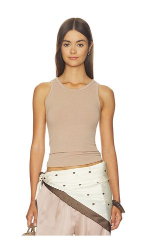 Jameela Racerback Tank in Beige. - size L (also in M, S) - SABLYN - Modalova
