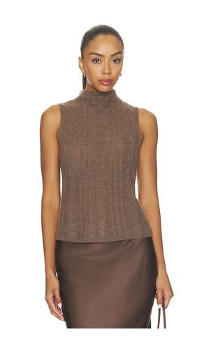 Salvia Sleeveless Cable Turtleneck Top in . Größe L. Also in M, S, XS - SABLYN - Modalova
