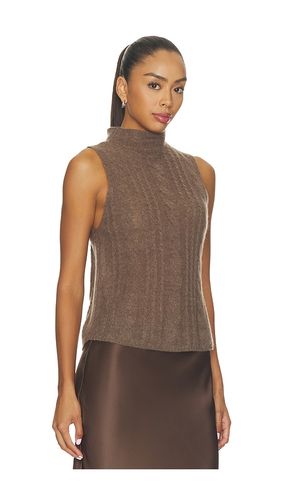 Salvia Sleeveless Cable Turtleneck Top in . Größe L. Also in M, S, XS - SABLYN - Modalova