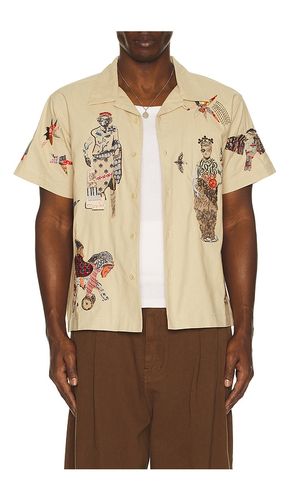 Collage Camp Shirt in . Size S. Also in M, XXL/2X - Samuel Zelig - Modalova