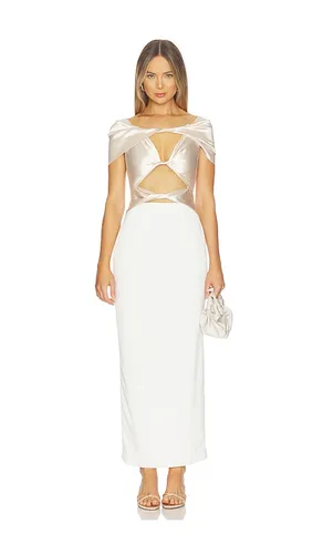 Pisa Dress in White. - size S (also in M) - Sonya Moda - Modalova