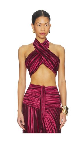 Joelle Plisse Halter Top in . Taglia L. Also in M, S - Sonya Moda - Modalova