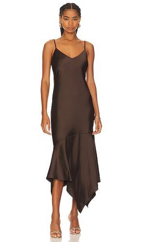 Vestido lencero lucille en color chocolate talla L en - Chocolate. Talla L (también en M, S, XL, XS) - Steve Madden - Modalova