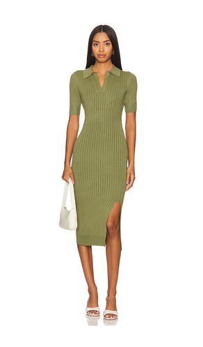 Vestido jersey lindy en color verde talla L en - Green. Talla L (también en M, S, XL, XS) - Steve Madden - Modalova