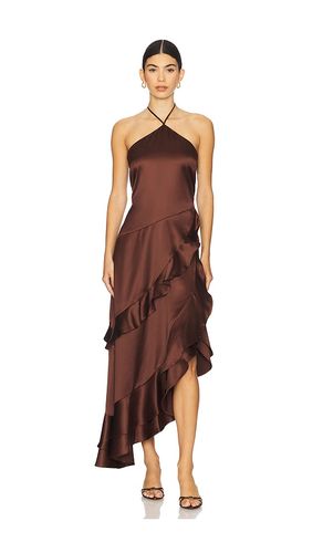Caspia Dress in Chocolate. - size 0 (also in 10, 12, 6, 8) - Steve Madden - Modalova