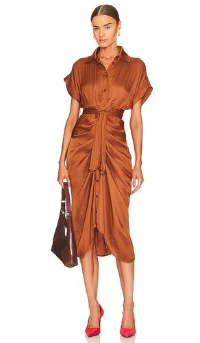 Tori Midi Dress in Rust. - size 0 (also in 10, 14, 2, 4, 6, 8) - Steve Madden - Modalova