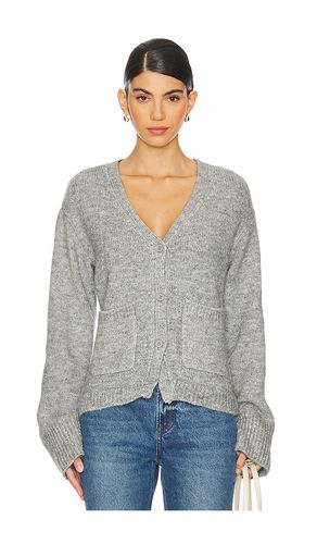 Odelia Cardigan in Metallic Silver. - size L (also in M, S, XL, XS) - Steve Madden - Modalova