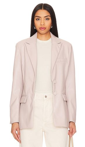 Aria Faux Leather Blazer in Pink. - size L (also in M) - Steve Madden - Modalova