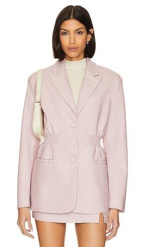 Frida Faux Leather Blazer in Lavender. - size L (also in M) - Steve Madden - Modalova