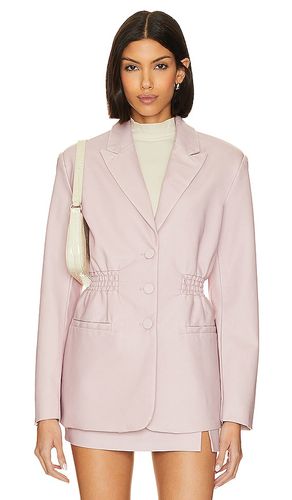 Frida Faux Leather Blazer in Lavender. - size L (also in M, XL) - Steve Madden - Modalova