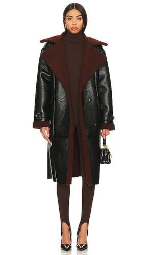 Kinzie Faux Leather Coat in . Size M, XL - Steve Madden - Modalova