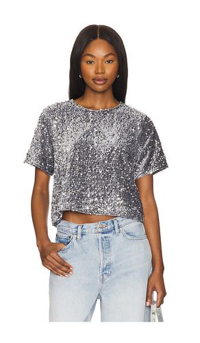 Cressa Top in Metallic Silver. - size L (also in M, S, XL, XS) - Steve Madden - Modalova