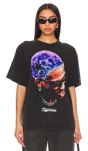 Rodman Purple Stars Tee in Black. - size S (also in L, XL/1X) - Stadium LA - Modalova