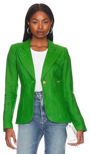 Linen Duchess Blazer in Green. - size 2 (also in 6) - Smythe - Modalova