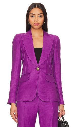 Pintuck Blazer in Purple. - size 2 (also in 6) - Smythe - Modalova