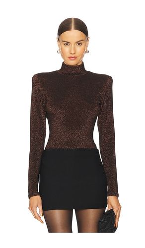 Shoulder Pad Turtleneck in Brown. - size L (also in M) - Smythe - Modalova