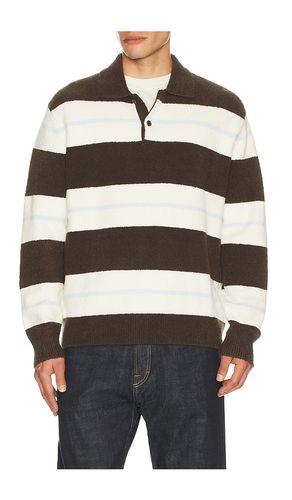 Sanino polo in color olive,white size S (also in L, XL/1X) - SAMSOE SAMSOE - Modalova