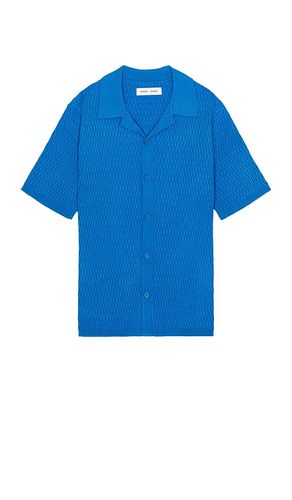 Sagabin Short Sleeve Shirt in Blue. - size L (also in M, S) - SAMSOE SAMSOE - Modalova