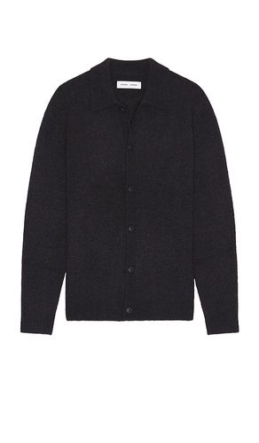 Sabutler Button Down Knitted Polo in Navy. - size S (also in XL/1X) - SAMSOE SAMSOE - Modalova