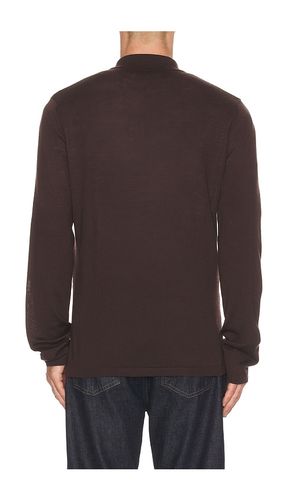 Sarowan long sleeve polo in color chocolate size M (also in XXL/2X) - SAMSOE SAMSOE - Modalova