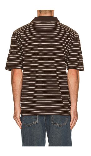 Samac v-neck polo in color brown size S (also in XL/1X) - SAMSOE SAMSOE - Modalova