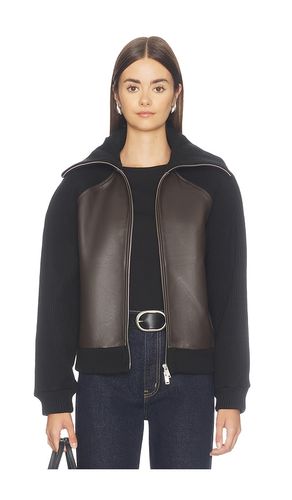Saolive Leather Jacket in Brown. - size L (also in M, S, XS) - SAMSOE SAMSOE - Modalova