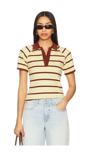 Saamy Short Sleeve Polo in Yellow. - size L (also in M, S, XS) - SAMSOE SAMSOE - Modalova