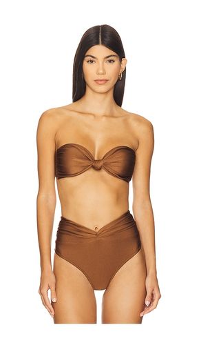 Maren Bikini Top in Brown. - size S (also in XS) - Shani Shemer - Modalova